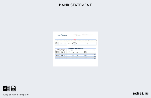 цифровая загрузка шаблона слова заявления банка Bankasi в Турции